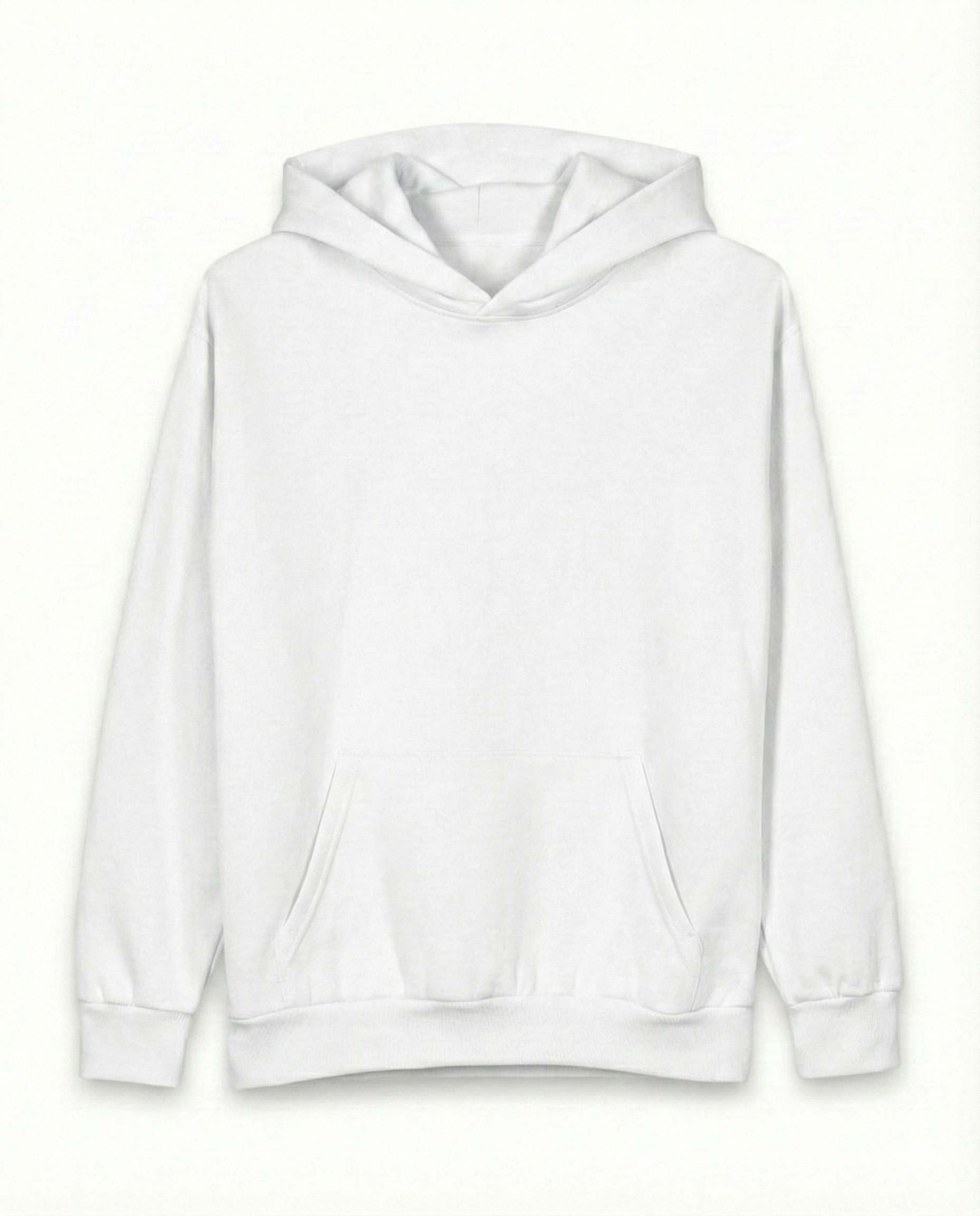 White Oversize Premium Hoodie